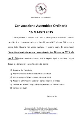 LOCANDINA-convocazione-assemblea-ORDINARIA due  16-03-2015